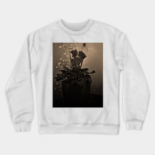 Tinted sepia cyclamen Crewneck Sweatshirt